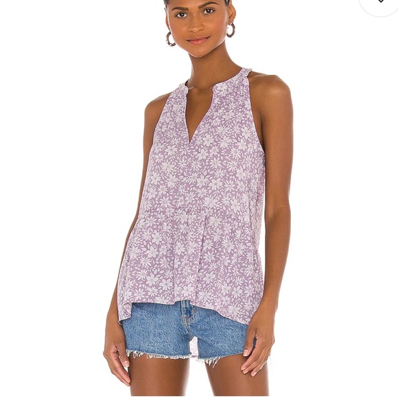 1. State Peplum Cami in Printed Mythical Floral